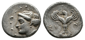 PAPHLAGONIA, Sinope (360-320 BC) AR Hemidrachm. 2.91g 14.4m