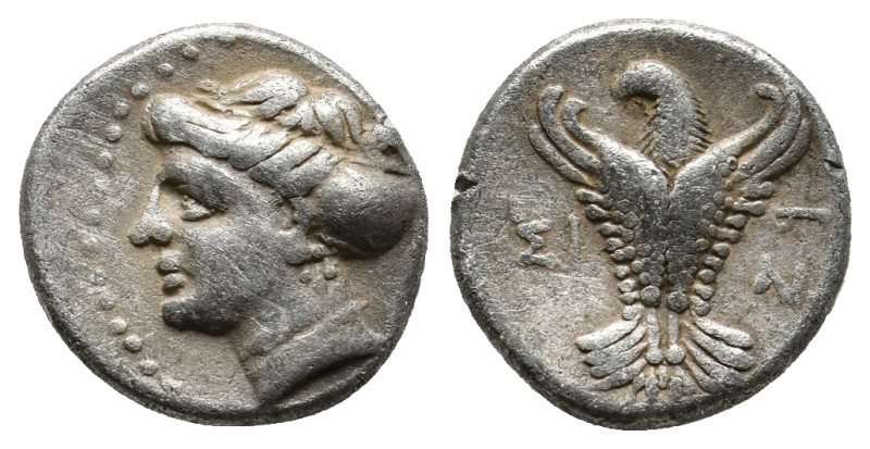 PAPHLAGONIA, Sinope (360-320 BC) AR Hemidrachm. 2.69g 14.2m