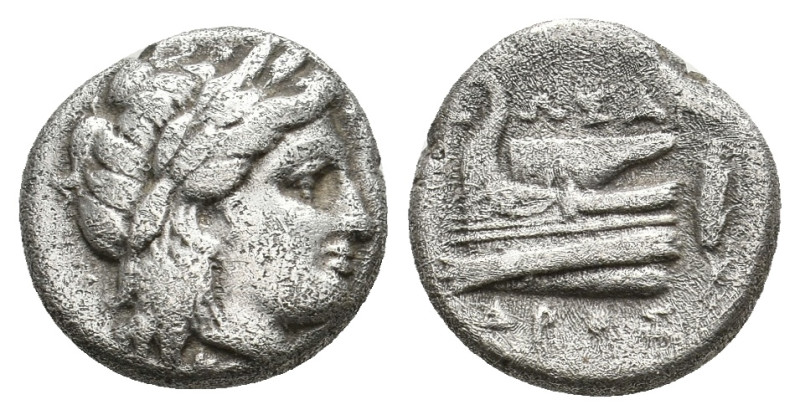 BITHYNIA. Kios. (Circa 350-300 BC). AR. 2.38g 13m