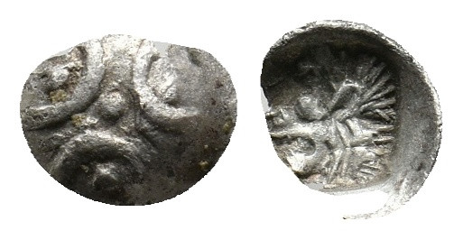 MYSIA. Kyzikos. (Circa 450-400 BC). AR Tetartemorion. 0.11g 6.9m