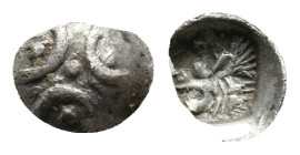 MYSIA. Kyzikos. (Circa 450-400 BC). AR Tetartemorion. 0.11g 6.9m