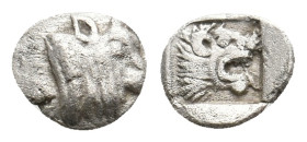 MYSIA. Kyzikos. (Circa 450-400 BC). AR Obol.0.31g 7.3m