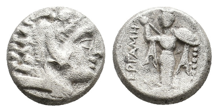 MYSIA, Pergamon. (Circa 310-282 BC). AR Diobol.1.27g 10.1m