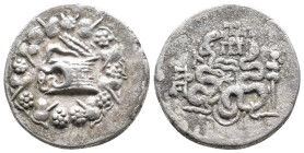 MYSIA, Pergamon. (Circa 133-67 BC.) AR Tetradrachm. Cistophoric standard.  11.65g 26.7m