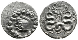 MYSIA, Pergamon. (Circa 133-67 BC.) AR Tetradrachm. Cistophoric standard.  11.81g 24.4m
