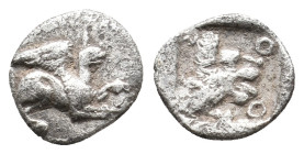TROAS, Assos. (5th century BC). AR Hemiobol. 0.52g 10.4m