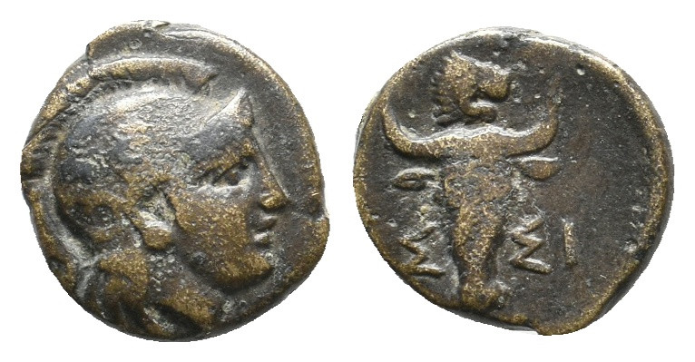 TROAS, Assos (Circa 350-300 BC.) AE. 1.35g 10.7m