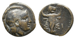 TROAS, Assos (Circa 350-300 BC.) AE. 1.35g 10.7m