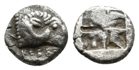 TROAS, Kebren. (5th century BC). AR. 1.10g 9m