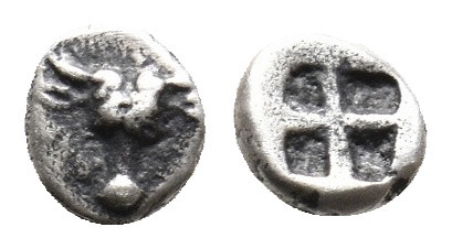 TROAS, Lamponeia. (Circa 500-450 BC). AR Hemiobol. 0.24g 5.5m