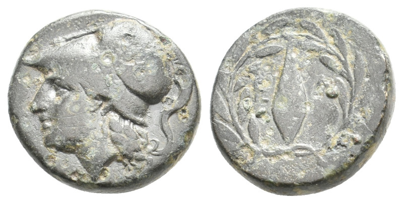 AEOLIS, Elaia. (Circa 4th-3rd centuries BC). AE. 5.77g 17m