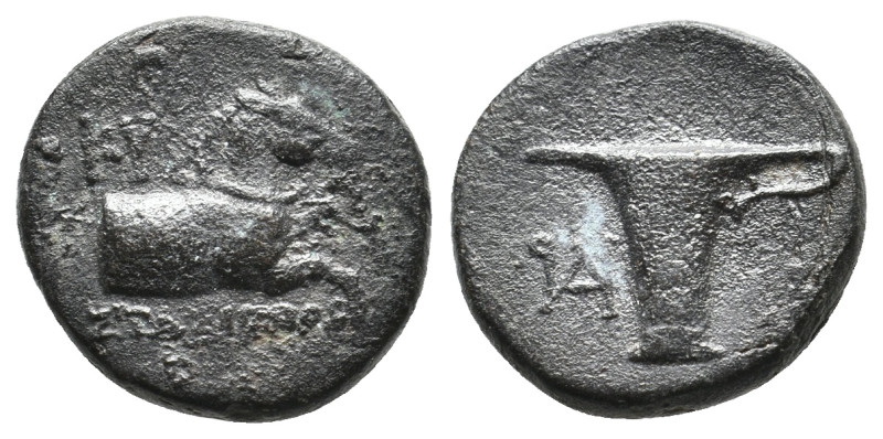 AEOLIS, Kyme. (Circa 350-250 BC). AE. 3.96g 16m