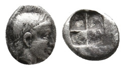 LESBOS, Uncertain. (Circa 550-480 BC) AR. 0.32g 7.1m