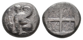 IONIA, Chios. (Circa 435-425 BC). AR. 3.4g 12.9m