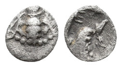 IONIA, Ephesos. (Circa 500-420 BC.) AR Tetartemorion. 0.18g 7.1m