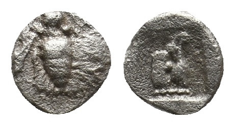IONIA, Ephesos. (Circa 500-420 BC.) AR Tetartemorion. 0.23g 5.6m