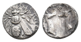 IONIA, Ephesos. (Circa 390-325 BC). AR Diobol. 0.89g 9.9m