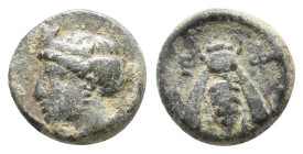 IONIA, Ephesos. (Circa 375-325 BC). AE. 1.51g 10.9m