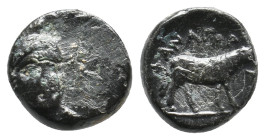 IONIA, Klazomenai. (4th century BC). Phanagoras, magistrate. AE. 1.47g 11.3m