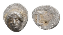 IONIA, Kolophon. (Circa 450-410 BC). AR Tetartemorion. 0.21g 6.8m