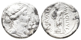 MAN. ACILIUS GLABRIO (49 BC.) AR Denarius. Rome.3.3g 18.5m