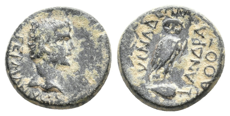 PHRYGIA. Synnada. Germanicus (Died 19). AE. 2.55g 14.2m