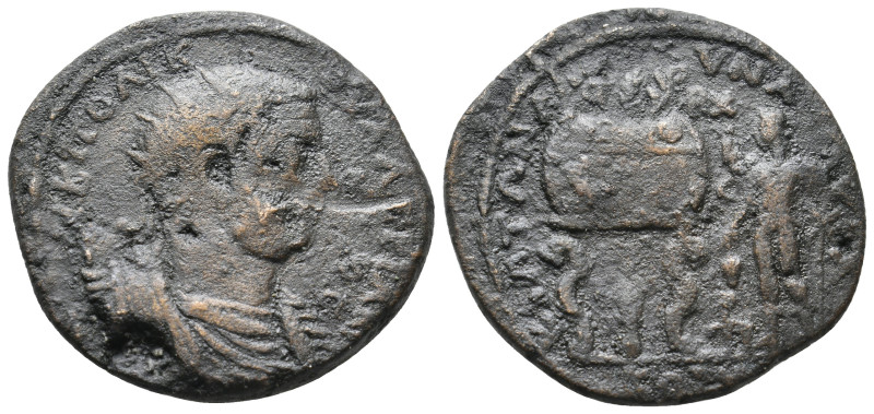 CILICIA, Corycus. Valerian I (253-260) AE. 21.12g 35.5m