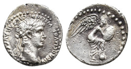 CAPPADOCIA, Caesarea. Nero, 54-68 AD. AR, Hemidrachm. 1.63g 15.1m