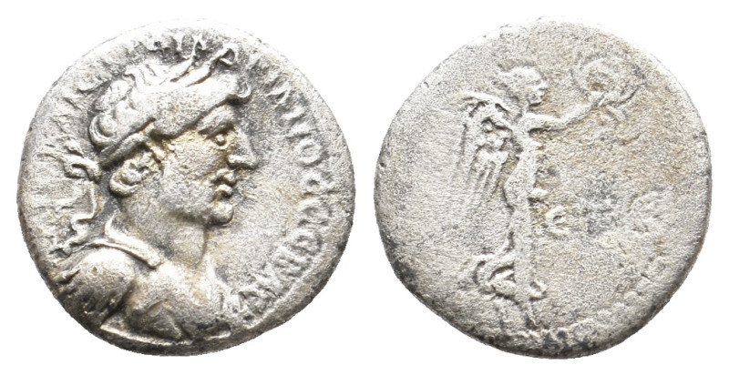 CAPPADOCIA, Caesarea. Hadrian, 117-138 AD. AR, Hemidrachm. 1.7g 14.4m