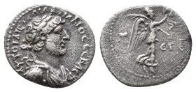 CAPPADOCIA, Caesarea. Hadrian, 117-138 AD. AR, Hemidrachm. 1.58g 14.9m