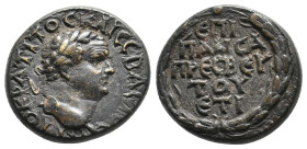 CAPPADOCIA. Caesarea. Titus (Caesar, 69-79). AE. 7.18g 20.9m