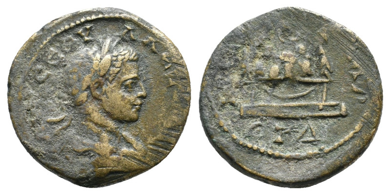 CAPPADOCIA, Caesarea. Elagabalus (218-222) AE. 12.86g 26.6m