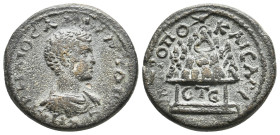 CAPPADOCIA, Caesarea. Elagabalus (218-222) AE. 13.63g 28.1m