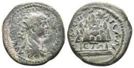 CAPPADOCIA, Caesarea. Elagabalus (218-222) AE. 12.82g 27m