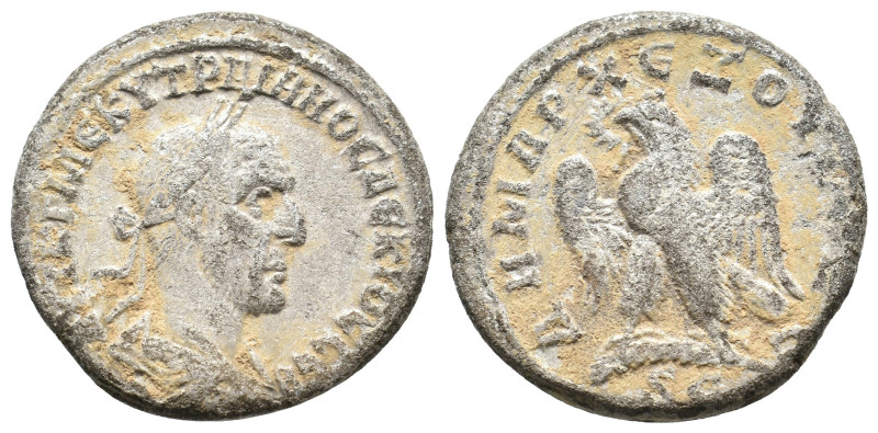 SELEUCIS AND PIERIA, Antioch. Trajan Decius (249-251) AR Tetradrachm. 9.97g 25.3...