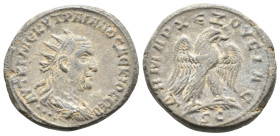 SELEUCIS AND PIERIA, Antioch. Trajan Decius (249-251) AR Tetradrachm. 12.85g 26.8m