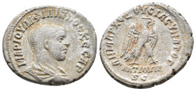 SELEUCIS AND PIERIA, Antioch. Philip II (244-247) AR Tetradrachm. 10.11g 27.5m