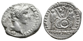 Augustus (27 BC-14 AD) Lugdunum. AR Denarius. 3.57g 18.2m