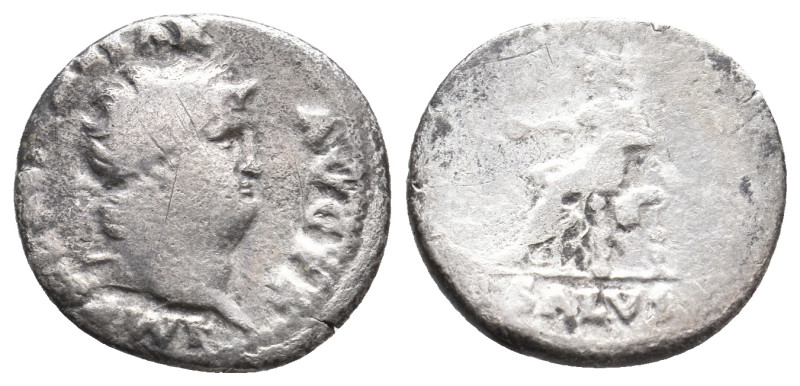 NERO, 54-68 AD. AR, Denarius. Rome. 2.8g 18.2m