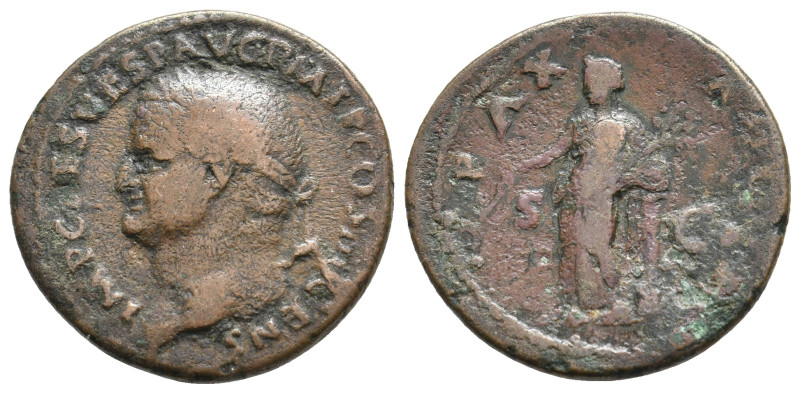 VESPASIAN, 69-79 AD. AE. 7.13g 26.3m