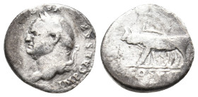 TITUS, 79-81 AD. AR, Denarius. Rome. 2.36g 17m