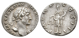 HADRIAN, (117-138 AD). AR, Denarius. Rome. 3.03g 17.3m