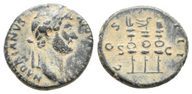 HADRIAN, (117-138 AD). AE. 2.84g 16.9m