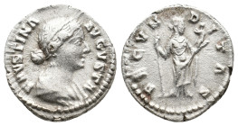 FAUSTINA II Augusta, 147-175 AD. AR, Denarius. Rome. 3.12g 18.7m