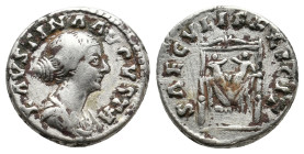 FAUSTINA II Augusta, 147-175 AD. AR, Denarius. Rome. 3.32g 16.5m