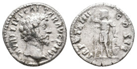 MARCUS AURELIUS, 161-180 AD. AR, Denarius. Rome. 3.12g 17.9m