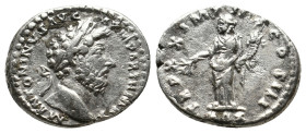MARCUS AURELIUS, 161-180 AD. AR, Denarius. Rome. 3.43g 18.6m
