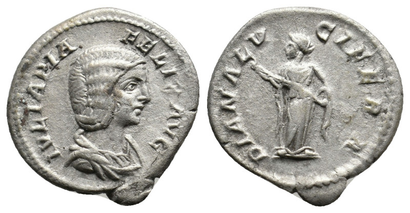 JULIA DOMNA (Augusta, 193-217 AD). AR, Denarius. Rome. 2.78g 20m
