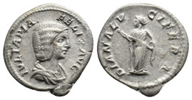 JULIA DOMNA (Augusta, 193-217 AD). AR, Denarius. Rome. 2.78g 20m