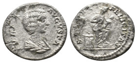 JULIA DOMNA (Augusta, 193-217 AD). AR, Denarius. Rome. 3.10g 18.6m